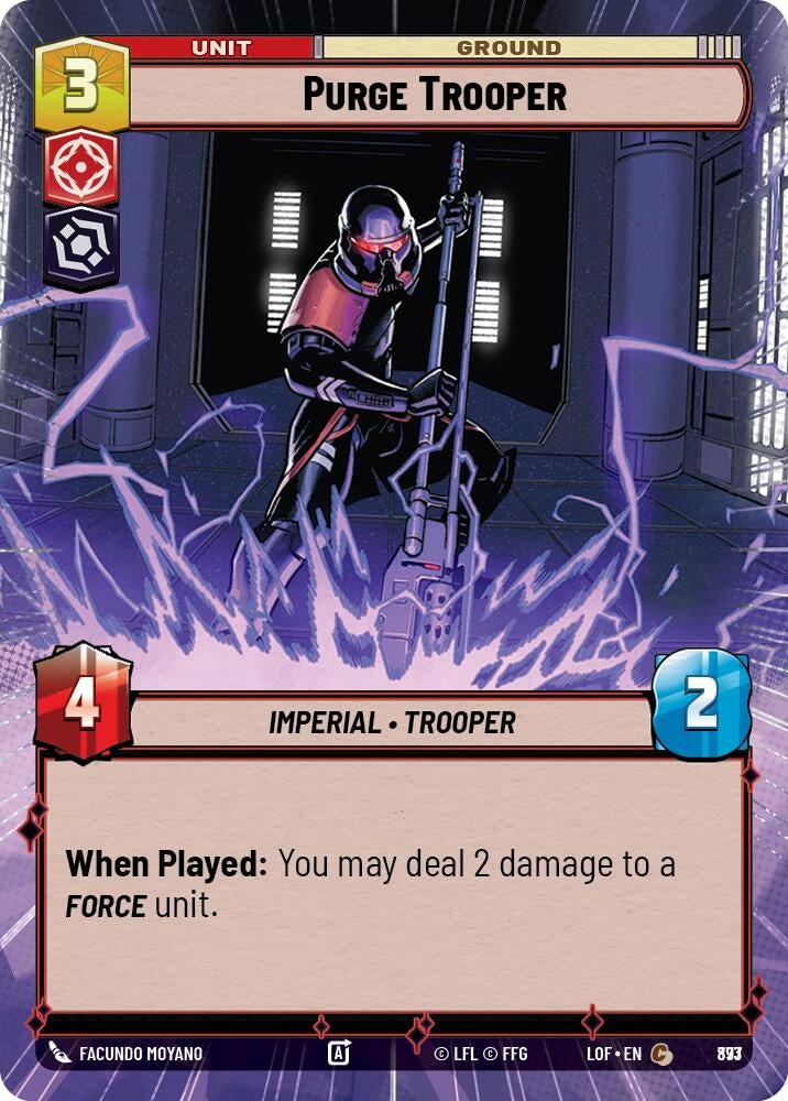Image for Purge Trooper (Hyperspace Foil) (873) (Legends of the Force) - Star Wars: Unlimited