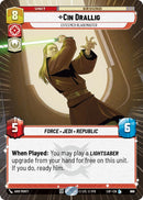 Image for Cin Drallig - Esteemed Blademaster (Hyperspace Foil) (890) (Legends of the Force) - Star Wars: Unlimited