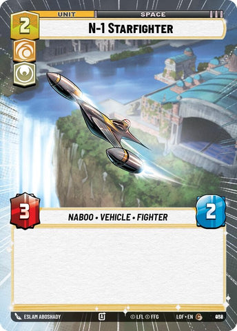 Image for N-1 Starfighter (Hyperspace Foil) (932) (Legends of the Force) - Star Wars: Unlimited