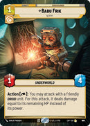 Image for Babu Frik - Heyyy! (Hyperspace Foil) (946) (Legends of the Force) - Star Wars: Unlimited