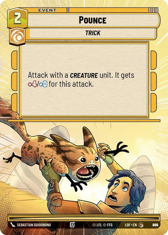 Image for Pounce (Hyperspace Foil) (964) (Legends of the Force) - Star Wars: Unlimited