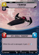 Image for Scimitar - Sith Infiltrator (Hyperspace Foil) (973) (Legends of the Force) - Star Wars: Unlimited