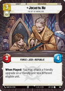 Image for Jocasta Nu - The Gift of Knowledge (Hyperspace Foil) (988) (Legends of the Force) - Star Wars: Unlimited