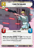 Image for Luke Skywalker - A Hero's Beginning (Hyperspace Foil) (989) (Legends of the Force) - Star Wars: Unlimited