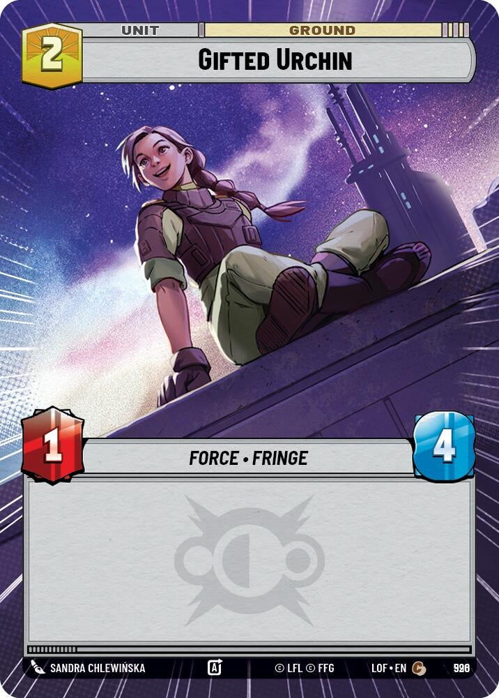 Image for Gifted Urchin (Hyperspace Foil) (996) (Legends of the Force) - Star Wars: Unlimited