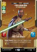 Image for Kelleran Beq - The Sabered Hand (Prestige) (1040) (Legends of the Force) - Star Wars: Unlimited