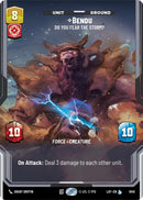 Image for Bendu - Do You Fear the Storm? (Prestige) (1045) (Legends of the Force) - Star Wars: Unlimited