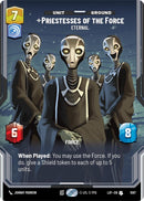 Image for Priestesses of the Force - Eternal (Prestige Foil) (1087) (Legends of the Force) - Star Wars: Unlimited