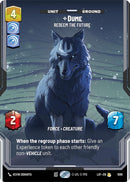 Image for Dume - Redeem the Future (Prestige Foil) (1088) (Legends of the Force) - Star Wars: Unlimited