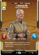 Image for Jocasta Nu - The Gift of Knowledge (Serialized) (1130) (Legends of the Force) - Star Wars: Unlimited