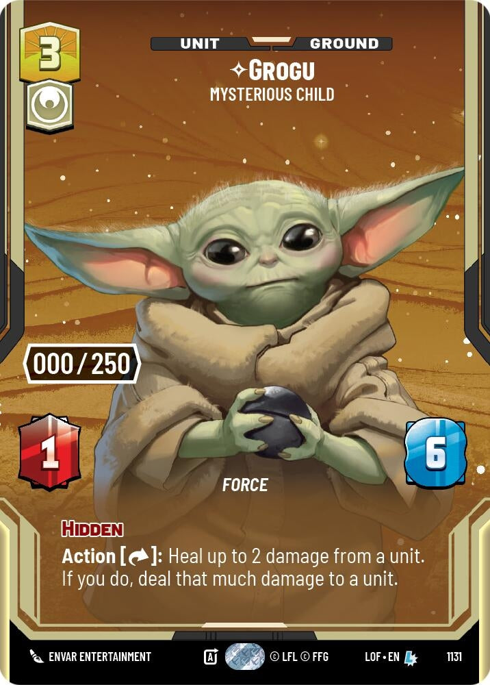 Image for Grogu - Mysterious Child (Serialized) (1131) (Legends of the Force) - Star Wars: Unlimited