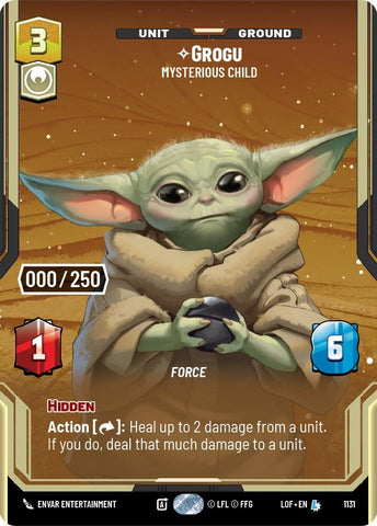 Image for Grogu - Mysterious Child (Serialized) (1131) (Legends of the Force) - Star Wars: Unlimited