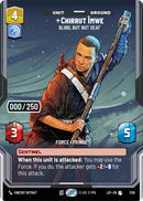 Image for Chirrut Imwe - Blind, but not Deaf (Serialized) (1138) (Legends of the Force) - Star Wars: Unlimited