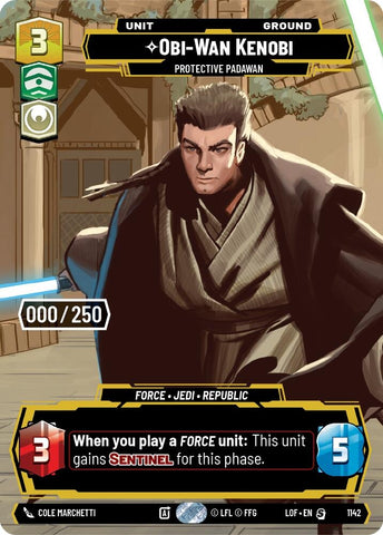 Image for Obi-Wan Kenobi - Protective Padawan (Serialized) (1142) (Legends of the Force) - Star Wars: Unlimited