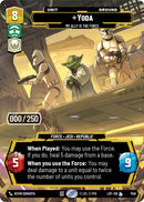 Image for Yoda - My Ally is the Force (Serialized) (1149) (Legends of the Force) - Star Wars: Unlimited
