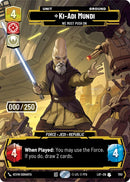 Image for Ki-Adi-Mundi - We Must Push On (Serialized) (1150) (Legends of the Force) - Star Wars: Unlimited