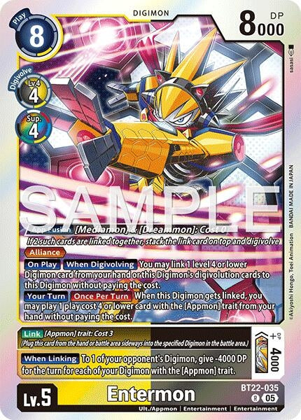 Image for Entermon (BT22-035 R) - Digimon Card Game