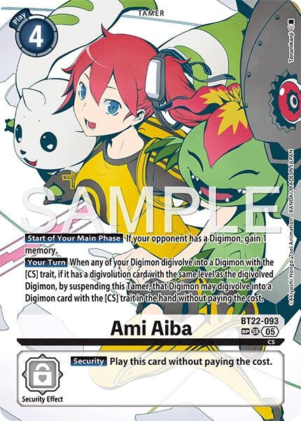 Image for Ami Aiba (SP) (BT22-093 SR) - Digimon Card Game