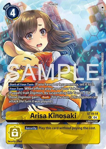 Image for Arisa Kinosaki (Digimon Liberator Debuggers Set) (ST19-14 R) (Starter Deck 19: Fable Waltz) (ST-19) - Digimon Card Game