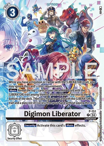 Image for Digimon Liberator - P-151 (Digimon Liberator Debuggers Set) (P-151 P) (Digimon Promotion Cards) (D-PR) - Digimon Card Game