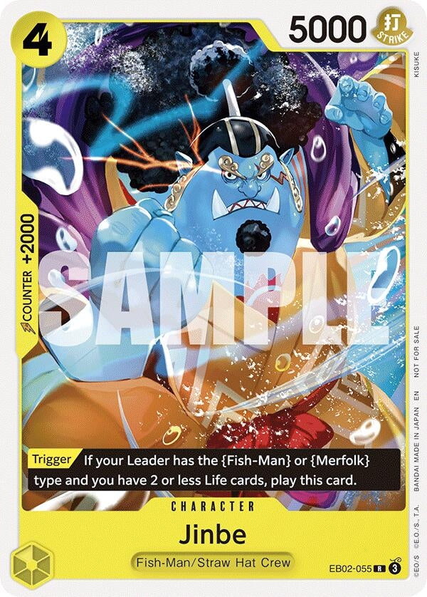 Image for Jinbe (Tournament Pack 2025 Vol. 3) (EB02-055) (One Piece Promotion Cards) - One Piece Card Game