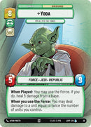 Image for Yoda - My Ally is the Force (Foil) (26) - Star Wars: Unlimited