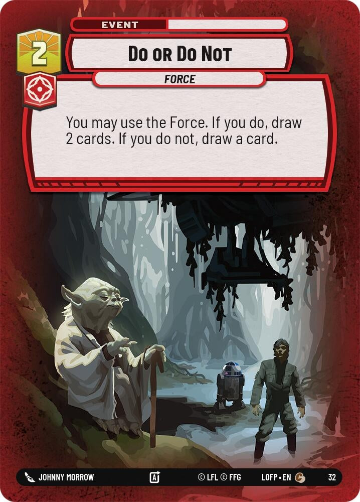 Image for Do or Do Not (Foil) (32) - Star Wars: Unlimited