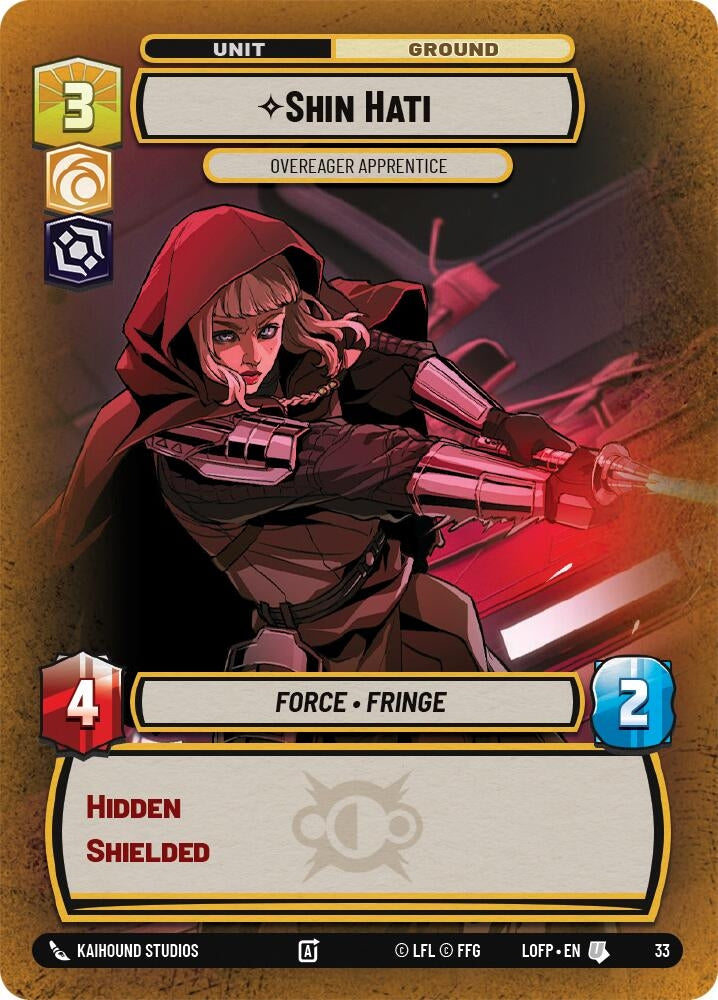 Image for Shin Hati - Overeager Apprentice (Foil) (33) - Star Wars: Unlimited