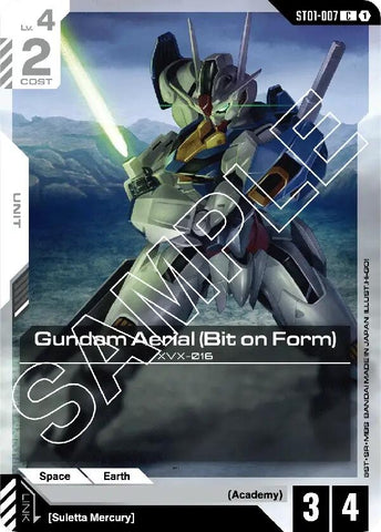 Image for Gundam Aerial (Bit on Form) (ST01-007) (Starter Deck 01: Heroic Beginnings) - Gundam Card Game