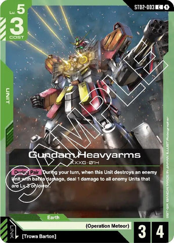 Image for Gundam Heavyarms (ST02-003) (Starter Deck 02: Wings of Advance) - Gundam Card Game