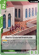 Image for Saint Gabriel Institute (ST02-015) (Starter Deck 02: Wings of Advance) - Gundam Card Game