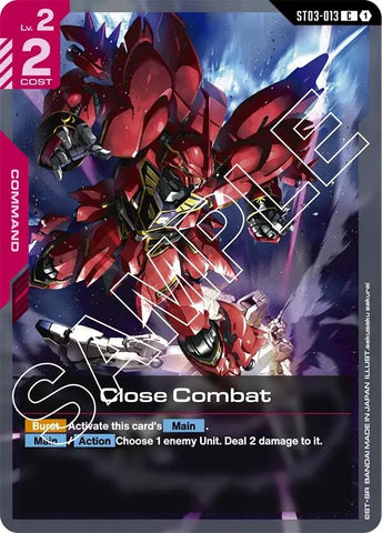 Image for Close Combat (ST03-013) (Starter Deck 03: Zeon's Rush) - Gundam Card Game