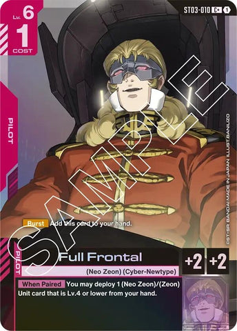 Image for Full Frontal (C+) (ST03-010) (Starter Deck 03: Zeon's Rush) - Gundam Card Game