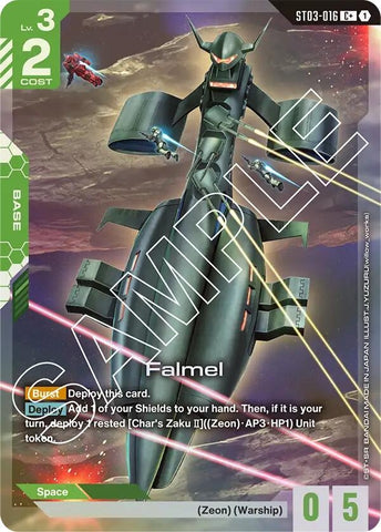 Image for Falmel (C+) (ST03-016) (Starter Deck 03: Zeon's Rush) - Gundam Card Game