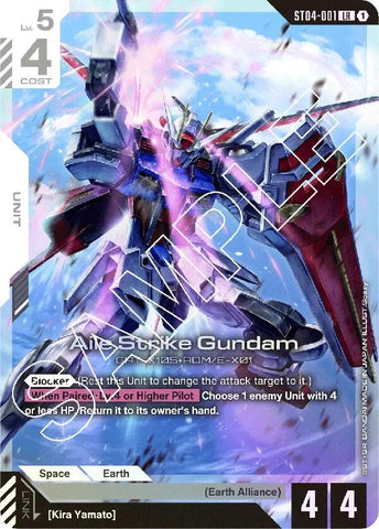 Image for Aile Strike Gundam (ST04-001) (Starter Deck 04: SEED Strike) - Gundam Card Game