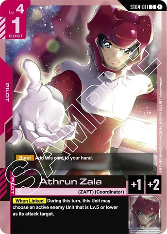 Image for Athrun Zala (ST04-011) (Starter Deck 04: SEED Strike) - Gundam Card Game