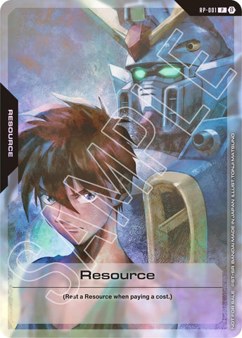 Image for Resource (RP-001) (Mobile Suit Gundam Wing) (RP-001) (Promotional Resource Tokens) - Gundam Card Game