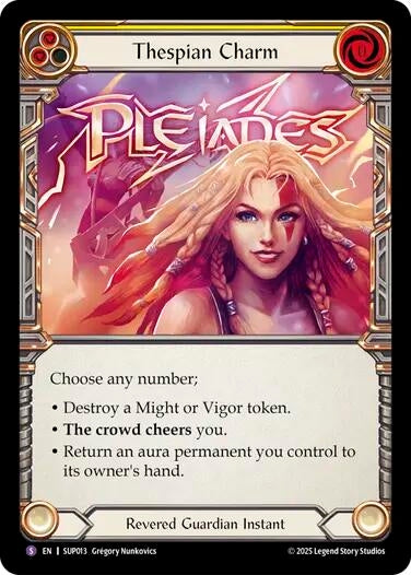 Image for Thespian Charm (SUP013) - Flesh and Blood TCG