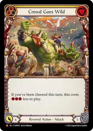 Image for Crowd Goes Wild (SUP019) - Flesh and Blood TCG