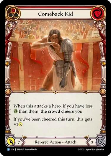 Image for Comeback Kid (Red) (SUP027) - Flesh and Blood TCG