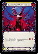 Image for Bask in Your Own Greatness (Yellow) (SUP099) - Flesh and Blood TCG