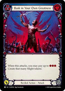 Image for Bask in Your Own Greatness (Blue) (SUP100) - Flesh and Blood TCG