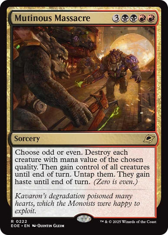 Image for Mutinous Massacre (222) (Edge of Eternities) - Magic: The Gathering