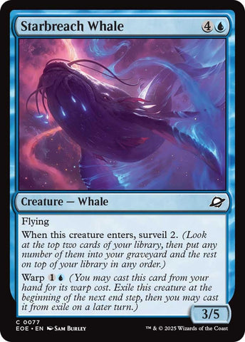 Image for Starbreach Whale (77) (Edge of Eternities) - Magic: The Gathering