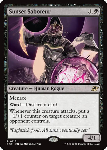 Image for Sunset Saboteur (116) (Edge of Eternities) - Magic: The Gathering