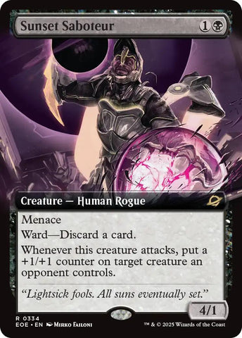 Image for Sunset Saboteur (Extended Art) (334) (Edge of Eternities) - Magic: The Gathering