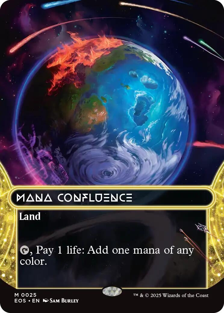 Image for Mana Confluence (0025) (Borderless) (25) (Edge of Eternities: Stellar Sights) - Magic: The Gathering
