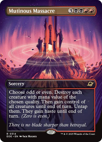 Image for Mutinous Massacre (Borderless) (314) (Edge of Eternities) - Magic: The Gathering