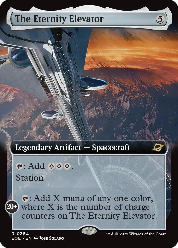 Image for The Eternity Elevator (Extended Art) (354) (Edge of Eternities) - Magic: The Gathering