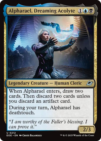Image for Alpharael, Dreaming Acolyte (212) (Edge of Eternities) - Magic: The Gathering
